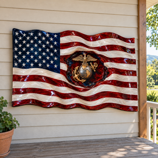 Handmade Veteran Flags